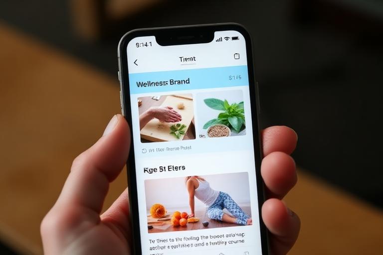 Marketing email on phone